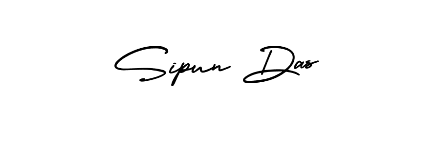 Design your own signature with our free online signature maker. With this signature software, you can create a handwritten (AmerikaSignatureDemo-Regular) signature for name Sipun Das. Sipun Das signature style 3 images and pictures png