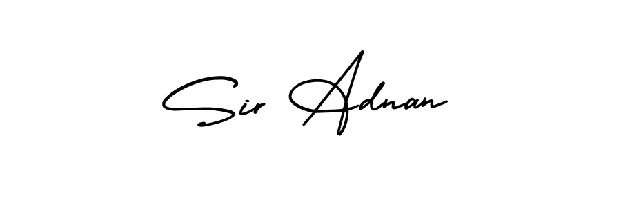 Make a beautiful signature design for name Sir Adnan. Use this online signature maker to create a handwritten signature for free. Sir Adnan signature style 3 images and pictures png