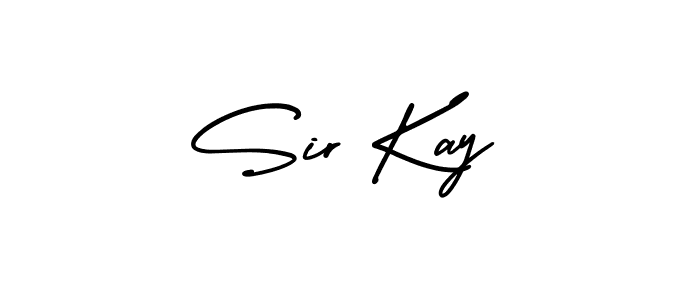 The best way (AmerikaSignatureDemo-Regular) to make a short signature is to pick only two or three words in your name. The name Sir Kay include a total of six letters. For converting this name. Sir Kay signature style 3 images and pictures png