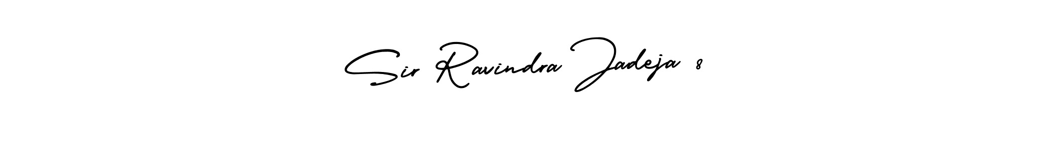 Create a beautiful signature design for name Sir Ravindra Jadeja 8. With this signature (AmerikaSignatureDemo-Regular) fonts, you can make a handwritten signature for free. Sir Ravindra Jadeja 8 signature style 3 images and pictures png
