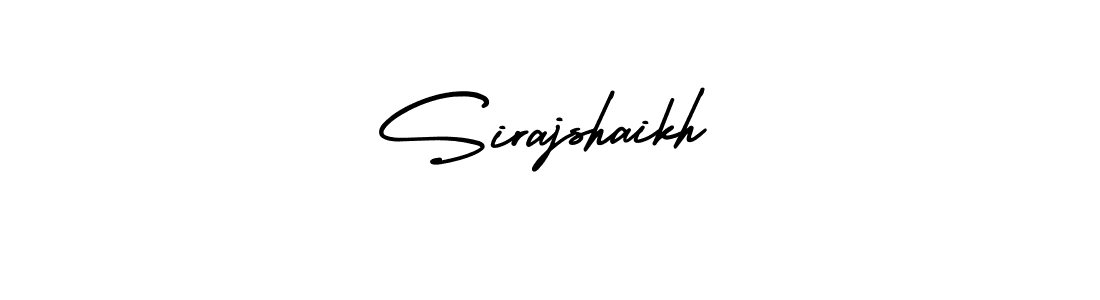 Sirajshaikh stylish signature style. Best Handwritten Sign (AmerikaSignatureDemo-Regular) for my name. Handwritten Signature Collection Ideas for my name Sirajshaikh. Sirajshaikh signature style 3 images and pictures png