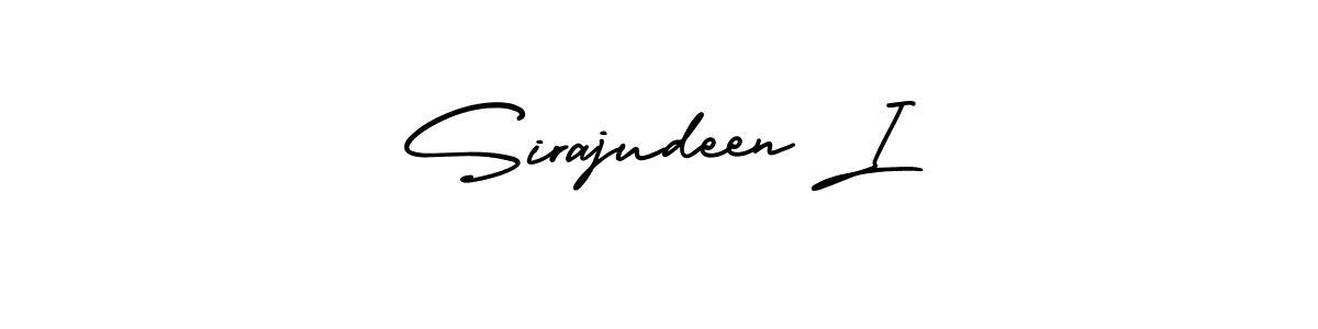 AmerikaSignatureDemo-Regular is a professional signature style that is perfect for those who want to add a touch of class to their signature. It is also a great choice for those who want to make their signature more unique. Get Sirajudeen I name to fancy signature for free. Sirajudeen I signature style 3 images and pictures png