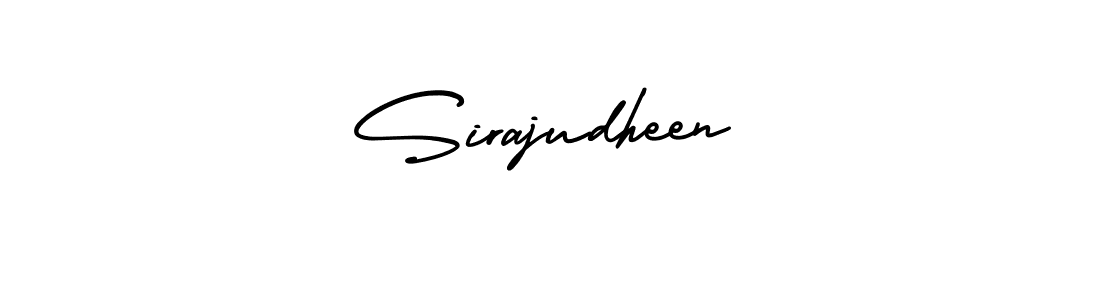 The best way (AmerikaSignatureDemo-Regular) to make a short signature is to pick only two or three words in your name. The name Sirajudheen include a total of six letters. For converting this name. Sirajudheen signature style 3 images and pictures png