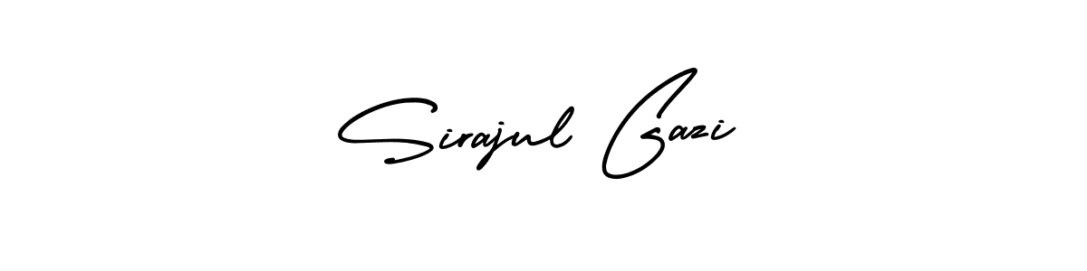 How to Draw Sirajul Gazi signature style? AmerikaSignatureDemo-Regular is a latest design signature styles for name Sirajul Gazi. Sirajul Gazi signature style 3 images and pictures png