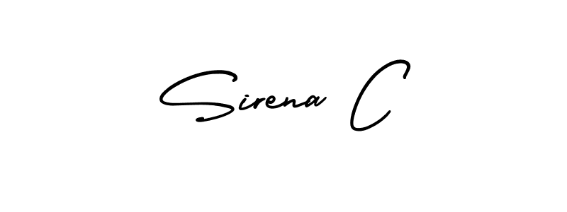 You can use this online signature creator to create a handwritten signature for the name Sirena C. This is the best online autograph maker. Sirena C signature style 3 images and pictures png