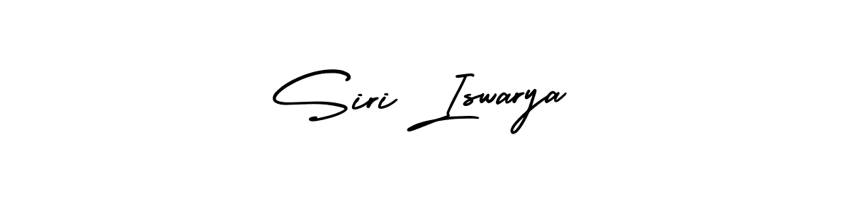 Make a beautiful signature design for name Siri Iswarya. With this signature (AmerikaSignatureDemo-Regular) style, you can create a handwritten signature for free. Siri Iswarya signature style 3 images and pictures png