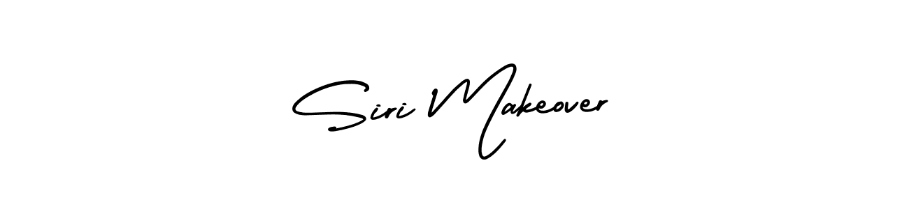 Siri Makeover stylish signature style. Best Handwritten Sign (AmerikaSignatureDemo-Regular) for my name. Handwritten Signature Collection Ideas for my name Siri Makeover. Siri Makeover signature style 3 images and pictures png