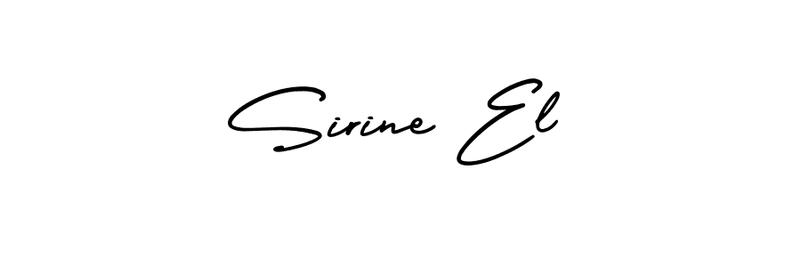 You can use this online signature creator to create a handwritten signature for the name Sirine El. This is the best online autograph maker. Sirine El signature style 3 images and pictures png