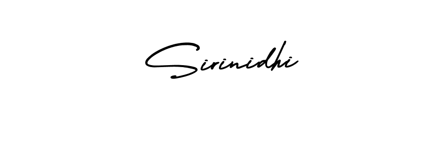 Use a signature maker to create a handwritten signature online. With this signature software, you can design (AmerikaSignatureDemo-Regular) your own signature for name Sirinidhi. Sirinidhi signature style 3 images and pictures png