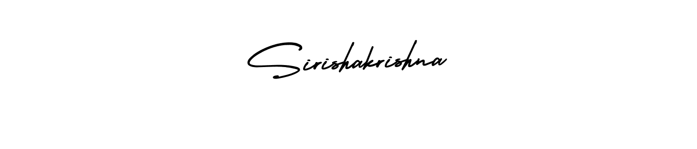 Also we have Sirishakrishna name is the best signature style. Create professional handwritten signature collection using AmerikaSignatureDemo-Regular autograph style. Sirishakrishna signature style 3 images and pictures png