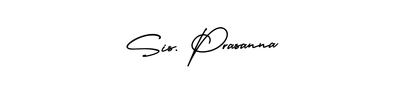 AmerikaSignatureDemo-Regular is a professional signature style that is perfect for those who want to add a touch of class to their signature. It is also a great choice for those who want to make their signature more unique. Get Sis. Prasanna name to fancy signature for free. Sis. Prasanna signature style 3 images and pictures png