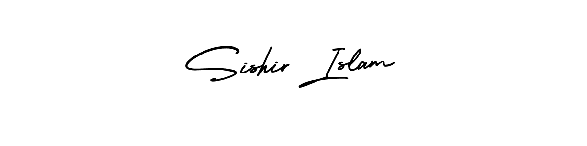 Also we have Sishir Islam name is the best signature style. Create professional handwritten signature collection using AmerikaSignatureDemo-Regular autograph style. Sishir Islam signature style 3 images and pictures png