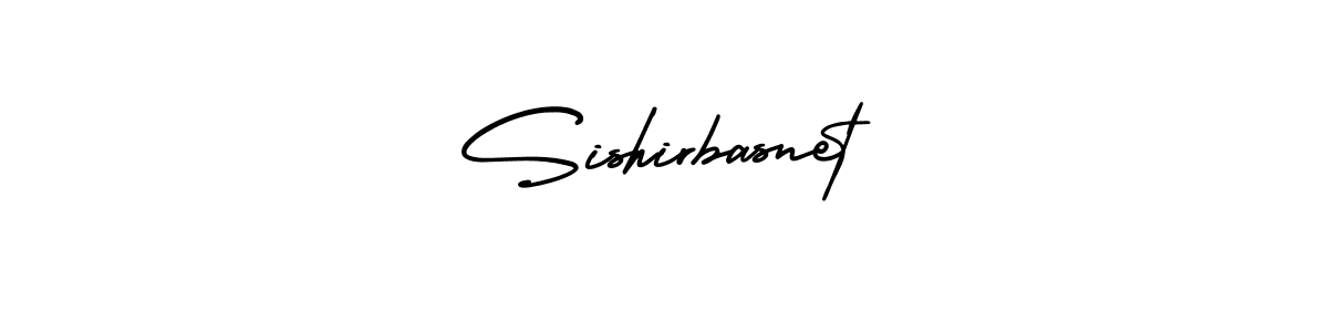 Use a signature maker to create a handwritten signature online. With this signature software, you can design (AmerikaSignatureDemo-Regular) your own signature for name Sishirbasnet. Sishirbasnet signature style 3 images and pictures png