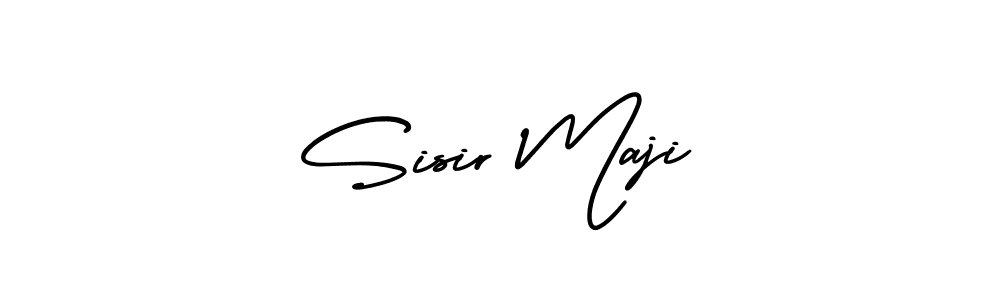 It looks lik you need a new signature style for name Sisir Maji. Design unique handwritten (AmerikaSignatureDemo-Regular) signature with our free signature maker in just a few clicks. Sisir Maji signature style 3 images and pictures png