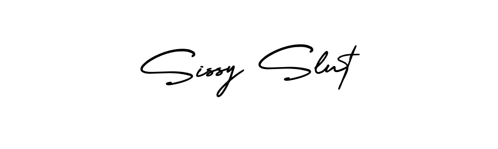 How to make Sissy Slut signature? AmerikaSignatureDemo-Regular is a professional autograph style. Create handwritten signature for Sissy Slut name. Sissy Slut signature style 3 images and pictures png