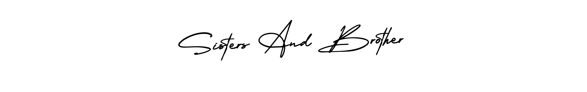 Make a short Sisters And Brother signature style. Manage your documents anywhere anytime using AmerikaSignatureDemo-Regular. Create and add eSignatures, submit forms, share and send files easily. Sisters And Brother signature style 3 images and pictures png