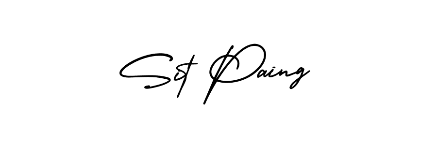 Make a beautiful signature design for name Sit Paing. Use this online signature maker to create a handwritten signature for free. Sit Paing signature style 3 images and pictures png