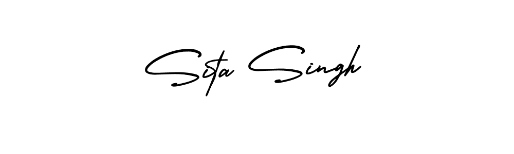 Make a beautiful signature design for name Sita Singh. With this signature (AmerikaSignatureDemo-Regular) style, you can create a handwritten signature for free. Sita Singh signature style 3 images and pictures png