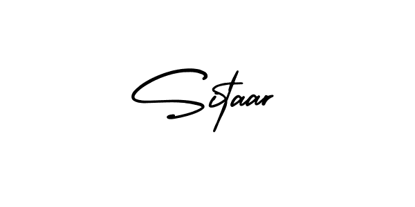 How to make Sitaar signature? AmerikaSignatureDemo-Regular is a professional autograph style. Create handwritten signature for Sitaar name. Sitaar signature style 3 images and pictures png