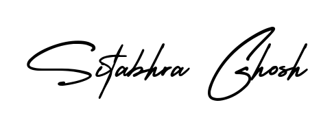 A modern signature idea for name Sitabhra Ghosh using AmerikaSignatureDemo-Regular font. Clean strokes and elegant curves make it stand out instantly. Sitabhra Ghosh signature style 3 images and pictures png