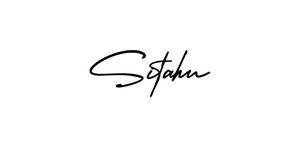 if you are searching for the best signature style for your name Sitahu. so please give up your signature search. here we have designed multiple signature styles  using AmerikaSignatureDemo-Regular. Sitahu signature style 3 images and pictures png