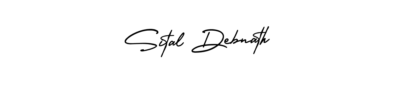 The best way (AmerikaSignatureDemo-Regular) to make a short signature is to pick only two or three words in your name. The name Sital Debnath include a total of six letters. For converting this name. Sital Debnath signature style 3 images and pictures png