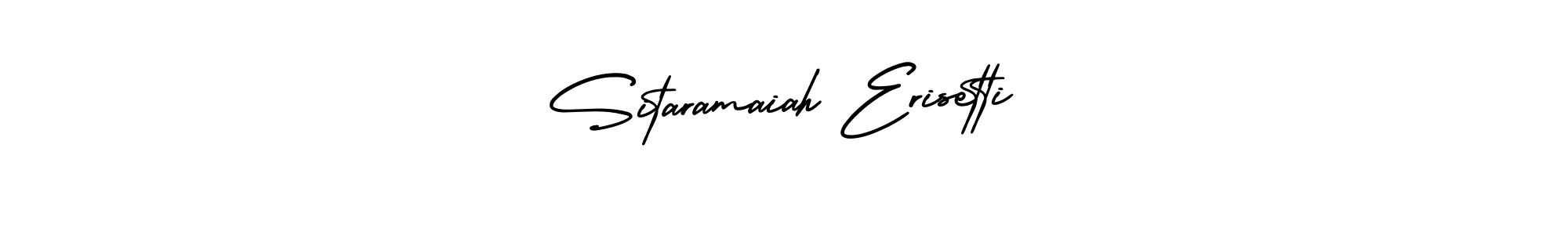 Create a beautiful signature design for name Sitaramaiah Erisetti. With this signature (AmerikaSignatureDemo-Regular) fonts, you can make a handwritten signature for free. Sitaramaiah Erisetti signature style 3 images and pictures png