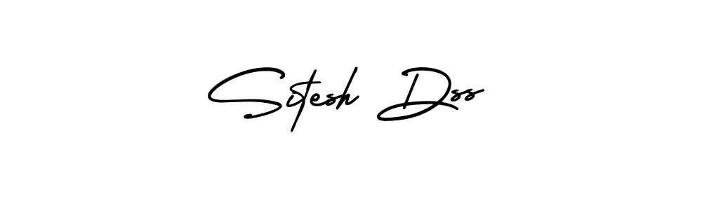AmerikaSignatureDemo-Regular is a professional signature style that is perfect for those who want to add a touch of class to their signature. It is also a great choice for those who want to make their signature more unique. Get Sitesh Dss name to fancy signature for free. Sitesh Dss signature style 3 images and pictures png