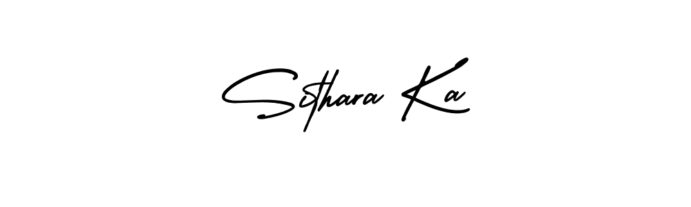 Design your own signature with our free online signature maker. With this signature software, you can create a handwritten (AmerikaSignatureDemo-Regular) signature for name Sithara Ka. Sithara Ka signature style 3 images and pictures png