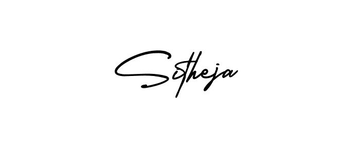 Design your own signature with our free online signature maker. With this signature software, you can create a handwritten (AmerikaSignatureDemo-Regular) signature for name Sitheja. Sitheja signature style 3 images and pictures png