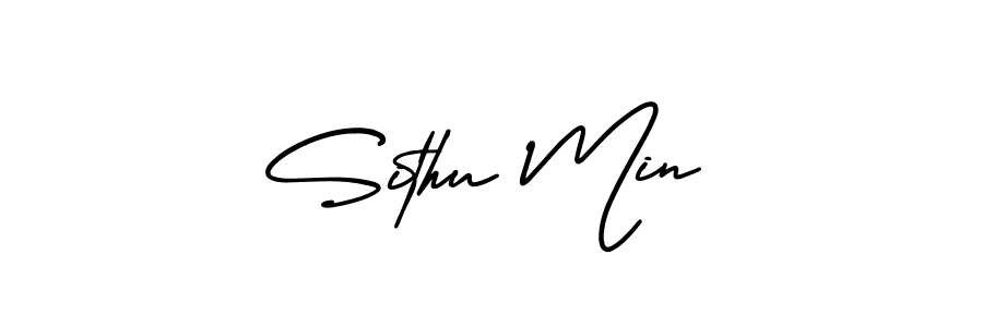 Check out images of Autograph of Sithu Min name. Actor Sithu Min Signature Style. AmerikaSignatureDemo-Regular is a professional sign style online. Sithu Min signature style 3 images and pictures png