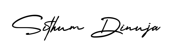 Similarly AmerikaSignatureDemo-Regular is the best handwritten signature design. Signature creator online. You can use it as an online autograph creator for name Sithum Dinuja. Sithum Dinuja signature style 3 images and pictures png