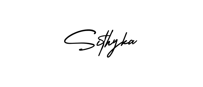 Make a beautiful signature design for name Sithyka. With this signature (AmerikaSignatureDemo-Regular) style, you can create a handwritten signature for free. Sithyka signature style 3 images and pictures png