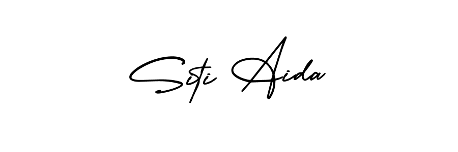Best and Professional Signature Style for Siti Aida. AmerikaSignatureDemo-Regular Best Signature Style Collection. Siti Aida signature style 3 images and pictures png