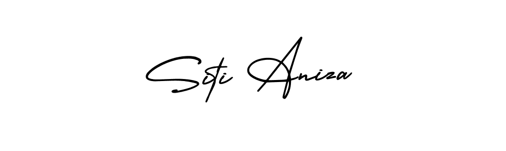 Once you've used our free online signature maker to create your best signature AmerikaSignatureDemo-Regular style, it's time to enjoy all of the benefits that Siti Aniza name signing documents. Siti Aniza signature style 3 images and pictures png