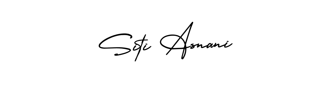 if you are searching for the best signature style for your name Siti Asnani. so please give up your signature search. here we have designed multiple signature styles  using AmerikaSignatureDemo-Regular. Siti Asnani signature style 3 images and pictures png