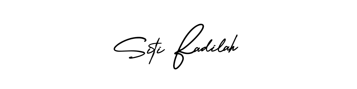 It looks lik you need a new signature style for name Siti Fadilah. Design unique handwritten (AmerikaSignatureDemo-Regular) signature with our free signature maker in just a few clicks. Siti Fadilah signature style 3 images and pictures png