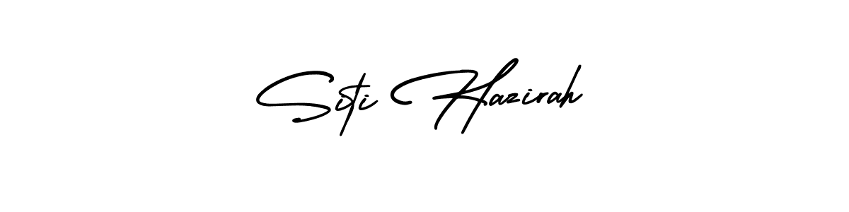 How to Draw Siti Hazirah signature style? AmerikaSignatureDemo-Regular is a latest design signature styles for name Siti Hazirah. Siti Hazirah signature style 3 images and pictures png