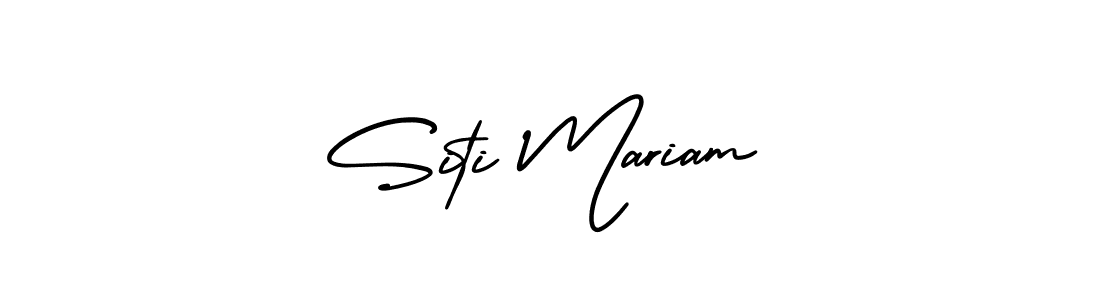 if you are searching for the best signature style for your name Siti Mariam. so please give up your signature search. here we have designed multiple signature styles  using AmerikaSignatureDemo-Regular. Siti Mariam signature style 3 images and pictures png