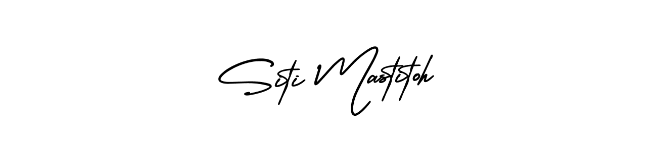 Check out images of Autograph of Siti Mastitoh name. Actor Siti Mastitoh Signature Style. AmerikaSignatureDemo-Regular is a professional sign style online. Siti Mastitoh signature style 3 images and pictures png