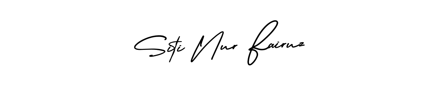 Best and Professional Signature Style for Siti Nur Fairuz. AmerikaSignatureDemo-Regular Best Signature Style Collection. Siti Nur Fairuz signature style 3 images and pictures png