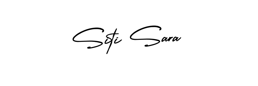 Create a beautiful signature design for name Siti Sara. With this signature (AmerikaSignatureDemo-Regular) fonts, you can make a handwritten signature for free. Siti Sara signature style 3 images and pictures png