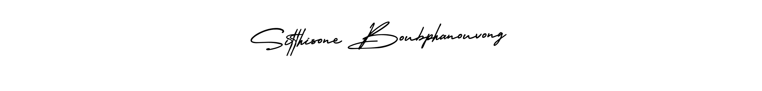 Create a beautiful signature design for name Sitthisone Boubphanouvong. With this signature (AmerikaSignatureDemo-Regular) fonts, you can make a handwritten signature for free. Sitthisone Boubphanouvong signature style 3 images and pictures png