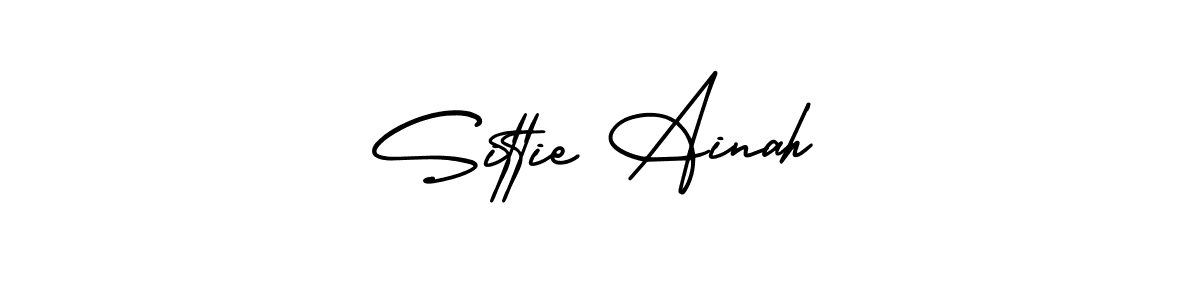 It looks lik you need a new signature style for name Sittie Ainah. Design unique handwritten (AmerikaSignatureDemo-Regular) signature with our free signature maker in just a few clicks. Sittie Ainah signature style 3 images and pictures png