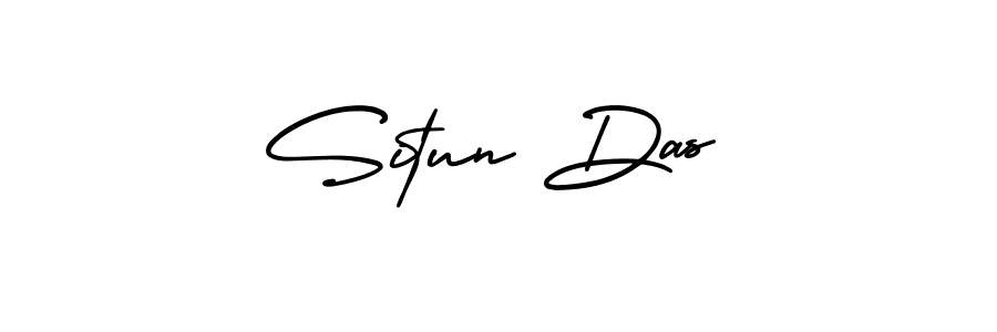 Design your own signature with our free online signature maker. With this signature software, you can create a handwritten (AmerikaSignatureDemo-Regular) signature for name Situn Das. Situn Das signature style 3 images and pictures png