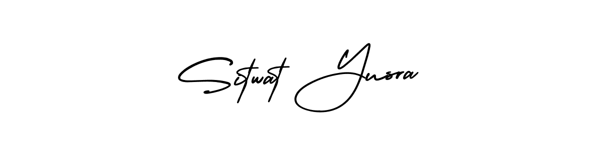 Make a beautiful signature design for name Sitwat Yusra. Use this online signature maker to create a handwritten signature for free. Sitwat Yusra signature style 3 images and pictures png