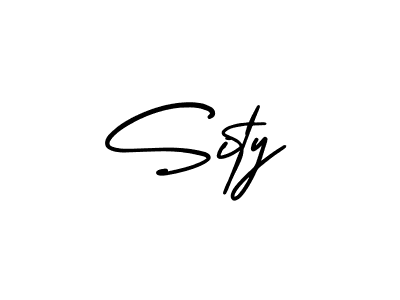 Make a beautiful signature design for name Sity. With this signature (AmerikaSignatureDemo-Regular) style, you can create a handwritten signature for free. Sity signature style 3 images and pictures png