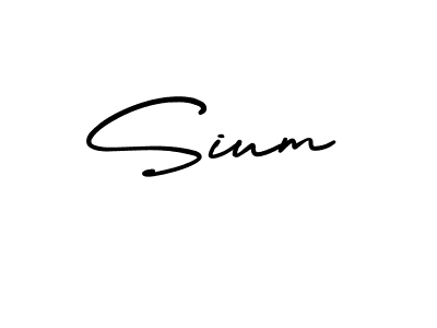 Design your own signature with our free online signature maker. With this signature software, you can create a handwritten (AmerikaSignatureDemo-Regular) signature for name Sium. Sium signature style 3 images and pictures png