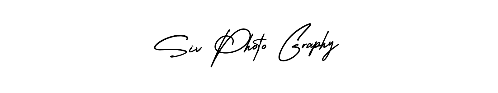 Create a beautiful signature design for name Siv Photo Graphy. With this signature (AmerikaSignatureDemo-Regular) fonts, you can make a handwritten signature for free. Siv Photo Graphy signature style 3 images and pictures png