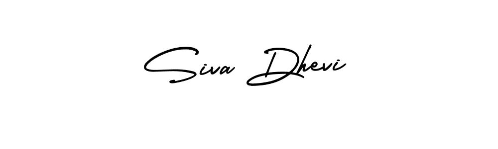 You should practise on your own different ways (AmerikaSignatureDemo-Regular) to write your name (Siva Dhevi) in signature. don't let someone else do it for you. Siva Dhevi signature style 3 images and pictures png